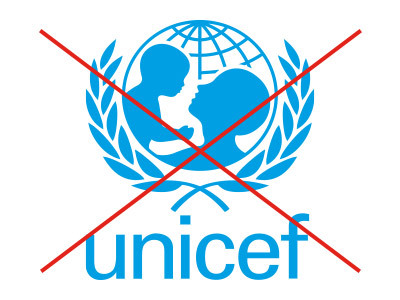 Foutief UNICEF-logo
