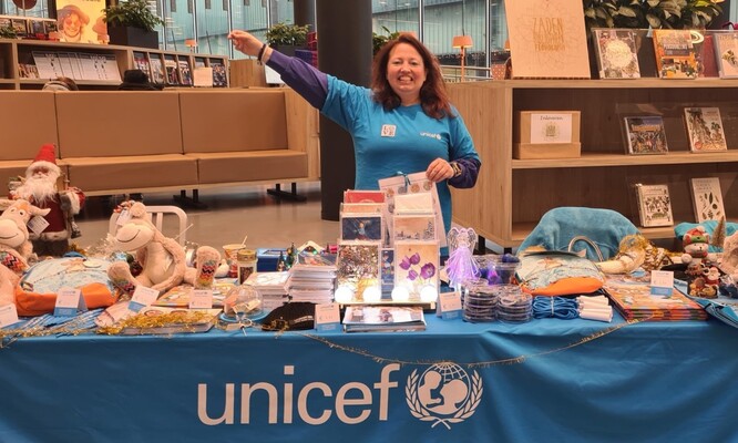 Verkoopteam UNICEF
